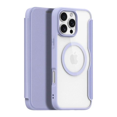 Etui do iPhone 16 Pro Max Dux Ducis Skin X Pro MagSafe Fioletowe