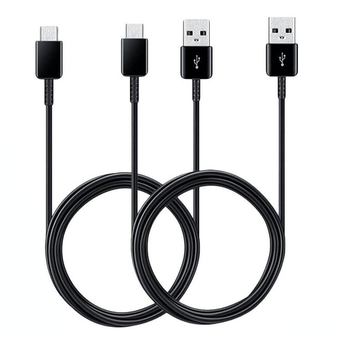 2x Oryginalny Kabel USB type C Samsung EP-DG930MBEGWW 1.5m czarny