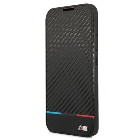 Etui BMW BMBKS22MPUCARTCBK do Galaxy S22+ S906 bookcase M Collection Triangles czarny/black