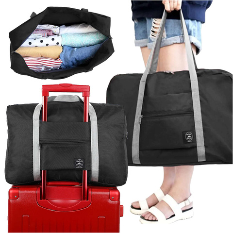 Torba podróżna sportowa na ramię męska damska na siłownie treningowa bagaż podręczny 45x30 materiałowa Alogy Sport Czarna