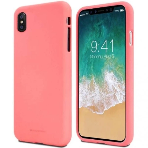 Etui na telefon Mercury Soft do iPhone 13 Pro różowy/pink