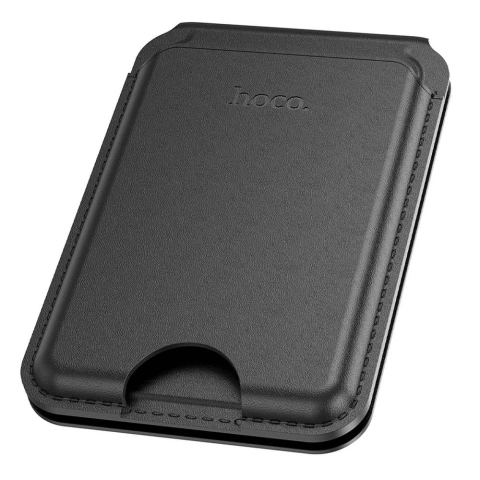 Portfel Magnetyczny Hoco GT3 MagSafe z Podstawką do iPhone Czarny