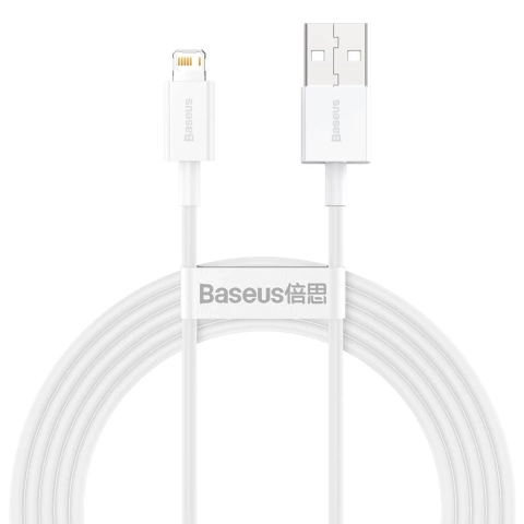 Baseus Superior kabel USB - Lightning 2,4A 2 m Biały (CALYS-C02)