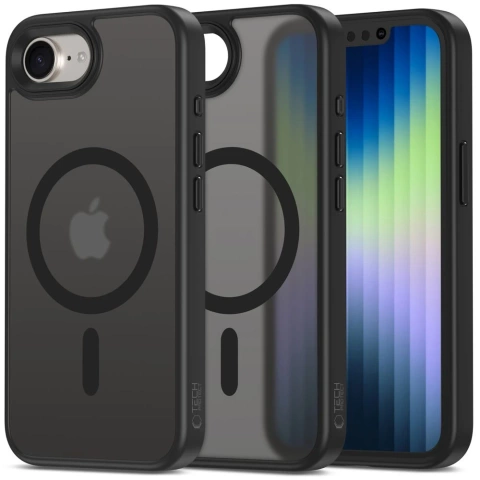 Etui do iPhone 16e Tech-Protect MagMat MagSafe Matte Black