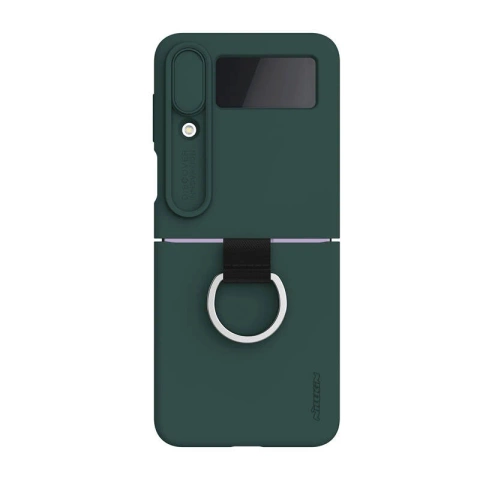 Etui ochronne do Samsung Galaxy Z Flip 4 5G Nillkin CamShield Silky zielone
