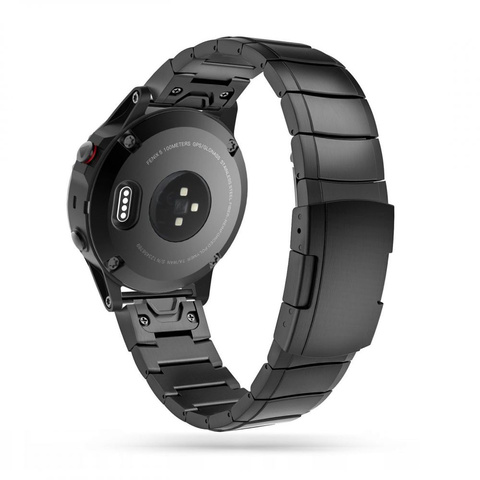 Bransoleta stalowa Steelband do Garmin Fenix 3 / 5X / 3HR / 5X Plus / 6X / 6X PRO / 7X Black