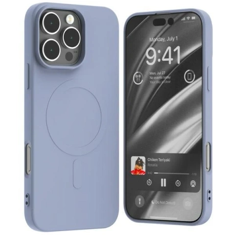 Etui Mercury MagSafe Semi-Silicone do iPhone 16 Pro Max 6,9" Lawendowy