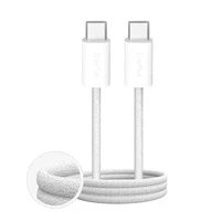 Kabel Puro Fabrik 4 USB-C – USB-C 60W 2m biały w oplocie