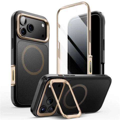 Etui Supcase Ares Flip Mag MagSafe do iPhone 17 Pro Desert Gold