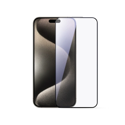 Szkło Joyroom iPhone 15 Plus/16 Plus HD Dustproof Czarna Ramka
