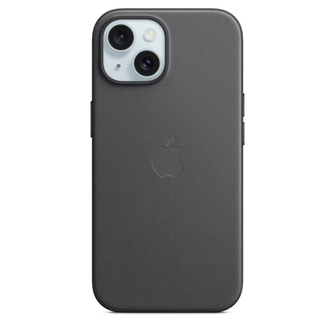 Etui do Apple iPhone 15 z MagSafe, kolor Black - FineWoven Case
