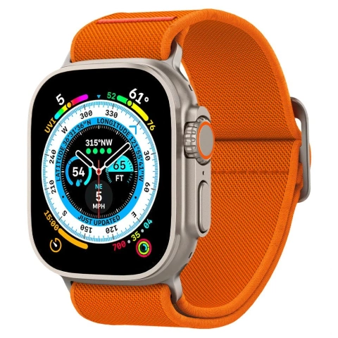 Pasek Spigen Fit Lite Ultra do Apple Watch 4 / 5 / 6 / 7 / 8 / se / ultra (42 / 44 / 45 / 49 mm) Orange