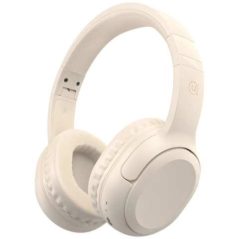 Słuchawki Bluetooth 5.3 USAMS Yun Series Nauszne Beżowe