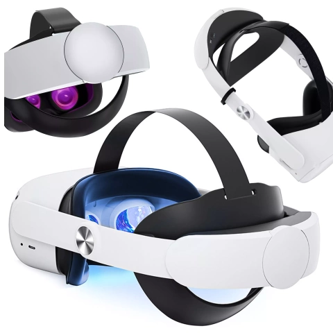 Regulowana Opaska Pasek wymienny do Meta Quest 2 Alogy Elite Strap Biały