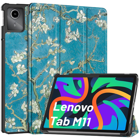 Etui do Lenovo Tab K11 / K11E 11” M11 10.95" TB330FU / TB330XU / TB331FC obudowa na tablet Case Alogy Book Cover Kwitnący migdałowiec (van Gogh) + Rysik