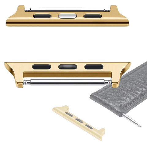 Adapter zapięcie do paska Alogy do Apple Watch 38/40/41mm Złoty