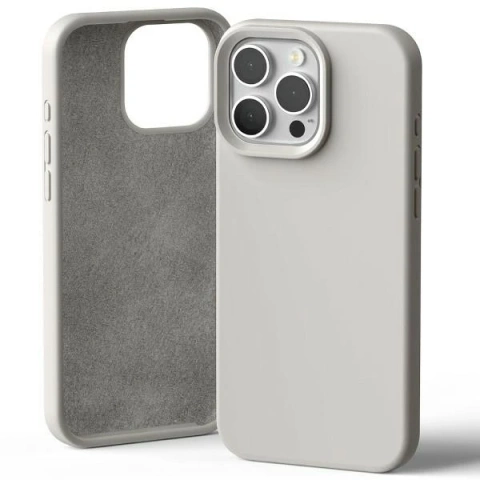 Etui Mercury Silicone do iPhone 16 Pro Max 6,9" Kamienny