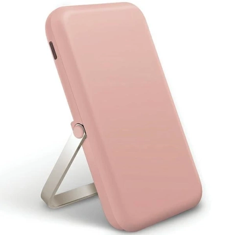 Powerbank UNIQ Hoveo Magnetyczny 5000mAh 20W PD USB-C Różowy