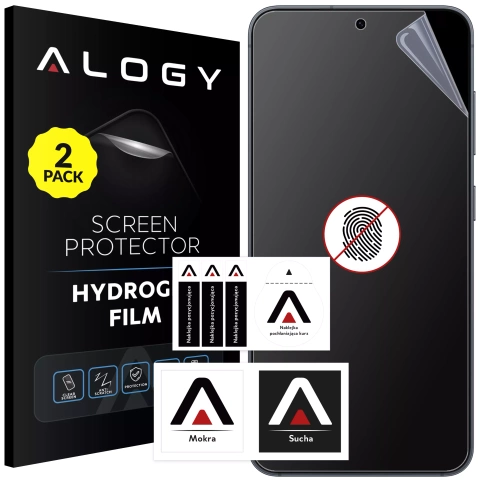 2x Folia "MATOWA" do Samsung Galaxy S23 FE Hydrożelowa Alogy HydroSkin Matte Pro™ na ekran do etui "BEZ ODCISKU PALCÓW"