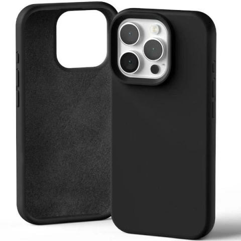 Etui Mercury Silicone do iPhone 16 Pro 6,3" Czarny
