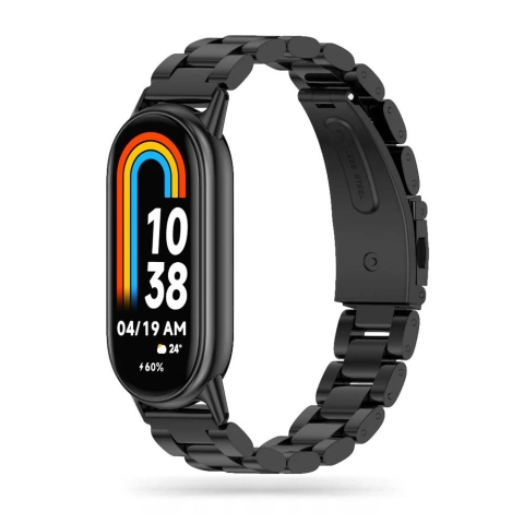 Pasek bransoleta Stainless do Xiaomi Smart Band 8 / 8 NFC Black