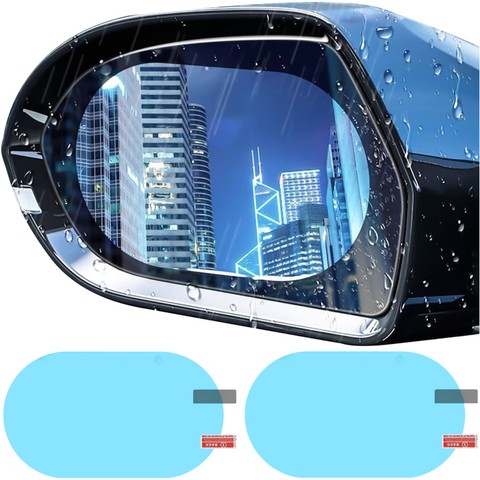 2x Nano Folia przeciwdeszczowa Anti-Fog na boczna lusterka samochodu do auta motocykla 135x95mm