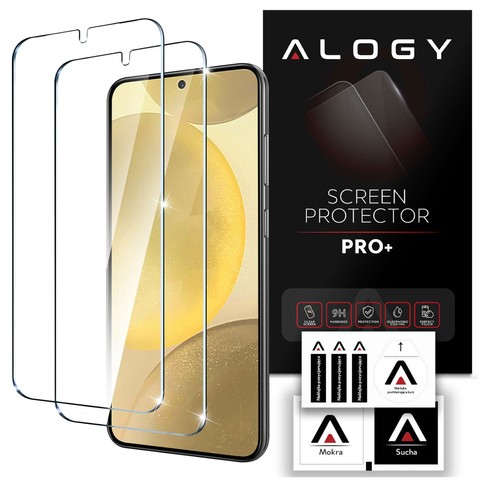 2x Szkło hartowane do Samsung Galaxy S24+ Plus na ekran Screen Protector Pro+ 9H Alogy [2szt.]