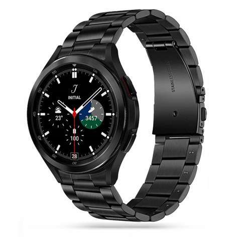 Bransoleta Stainless do Samsung Galaxy Watch 4 / 5 / 5 PRO (40 / 42 / 44 / 45 / 46 mm) Black