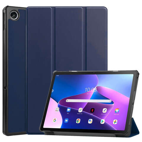 ETUI na tablet Lenovo Tab M10 FHD Plus 10.6 3 GEN 3RD 3gen 2023 TB-125FU / TB-128FU case book cover Granatowe