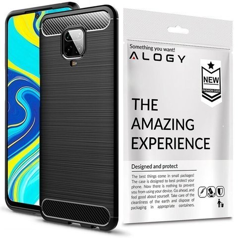 Etui Alogy Rugged Armor do Xiaomi Redmi Note 9S/ Pro/ Max czarne