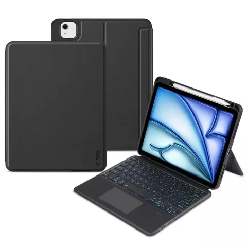 Etui Scmag Pen + Keyboard do Apple iPad Air 10.9 4 / 5 / 2020-2022 / 11 6 / 2024 Black