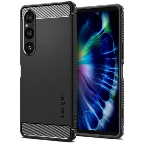 Etui Spigen Rugged Armor do Sony Xperia 1 VI Matte Vlack