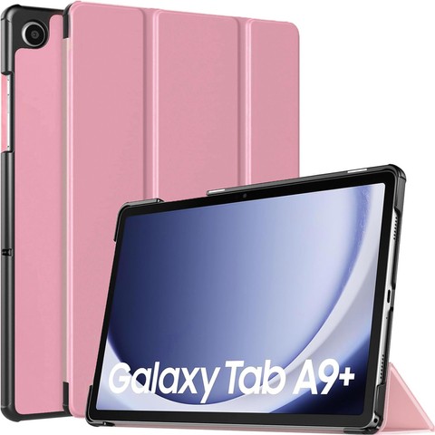 Etui do Samsung Galaxy Tab A9+ 2023 11" (X210/X215/X216) Alogy Book Cover Case obudowa ochronne Różowe + Szkło