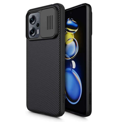 Etui futerał Nillkin CamShield case do Xiaomi Poco X4 GT/ Redmi Note 11T Pro/ 11T Pro Plus 5G Black