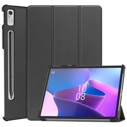 Etui na tablet Lenovo Tab P11 Pro 2 Gen 11.2 TB-132FU TB-132XU obudowa Case Alogy Book Cover Czarne + Szkło