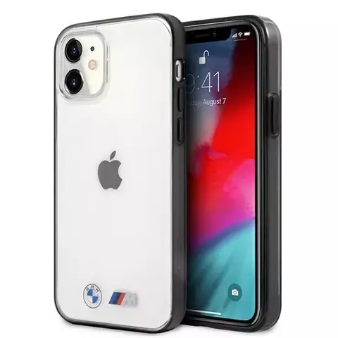 Etui na telefon BMW BMHCP12SMBTOK do Apple iPhone 12 Mini 5,4" transparent hardcase Sandblast