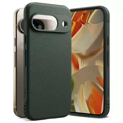 Etui ochronne plecki Ringke Onyx do Google Pixel 9 Dark Green