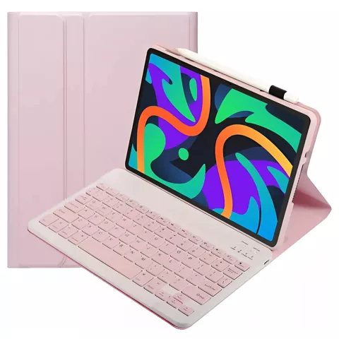 Etui ochronne z klawiaturą Alogy Keyboard case klawiatura bezprzewodowa do Lenovo Tab M11 10.95" TB330FU / TB330XU / TB331FC różowe