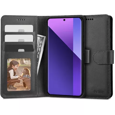 Etui portfel Wallet do Xiaomi Redmi Note 13 Pro+ Plus 5G Black