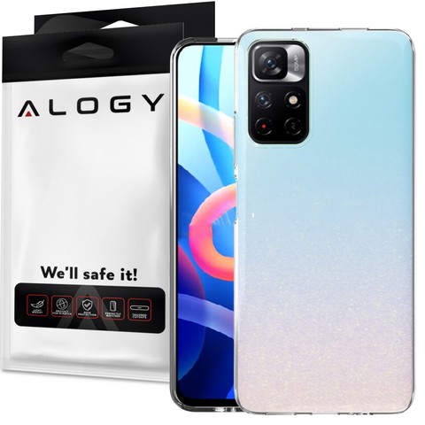 Etui silikonowe obudowa case Alogy do Xiaomi POCO M4 Pro przezroczyste