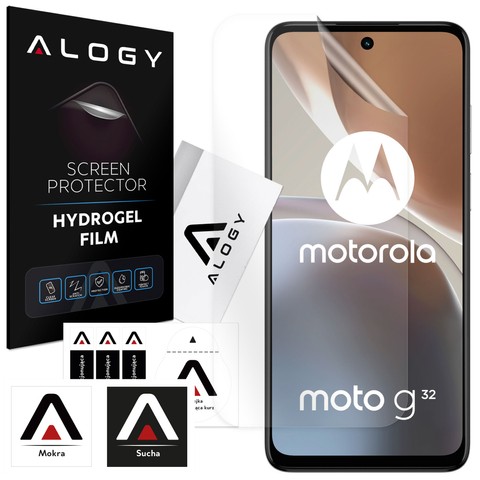 Folia Hydrożelowa do Motorola Moto G32 ochronna na telefon na ekran Alogy Hydrogel Film