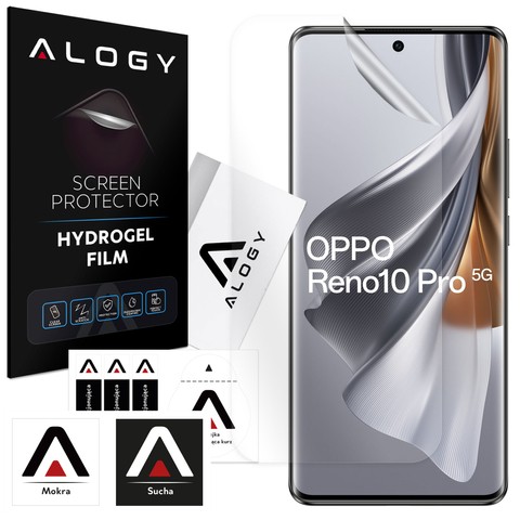 Folia Hydrożelowa do Oppo Reno 10 Pro 5G ochronna na telefon na ekran Alogy Hydrogel Film