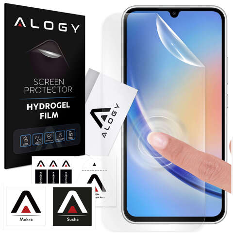 Folia Hydrożelowa do Samsung Galaxy A34 4G / 5G ochronna na telefon na ekran Alogy Hydrogel Film