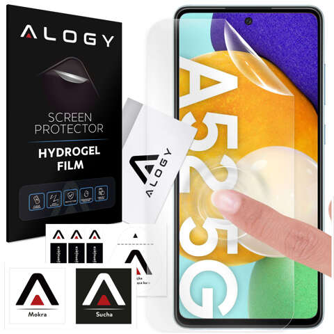 Folia Hydrożelowa do Samsung Galaxy A52s/ A52 LTE/ 5G ochronna na telefon na ekran Alogy Hydrogel Film