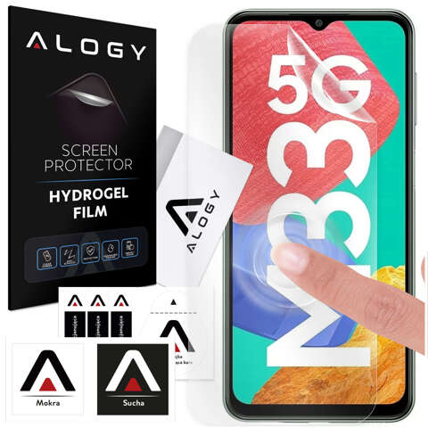 Folia Hydrożelowa do Samsung Galaxy M33 5G ochronna na telefon na ekran Alogy Hydrogel Film