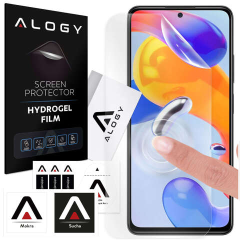 Folia Hydrożelowa do Xiaomi Redmi Note 11 Pro/ 11 Pro 5G ochronna na telefon na ekran Alogy Hydrogel Film