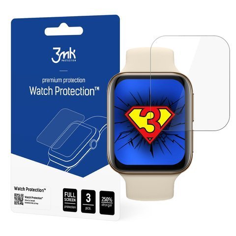 Folia ochronna na ekran x3 3mk Watch Protection do Oppo Watch 46mm