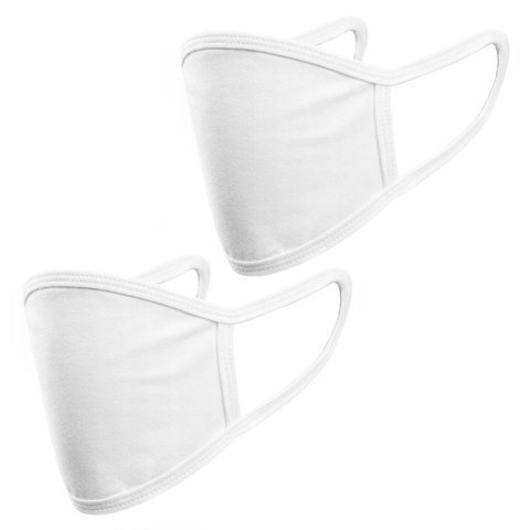 Maska ochronna x2 maseczka na twarz Protective Mask Biała