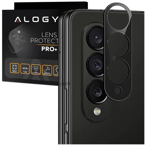 Metalowa osłonka aparatu Alogy Lens Protector PRO+ na obiektyw do Samsung Galaxy Z Fold 4 Czarna
