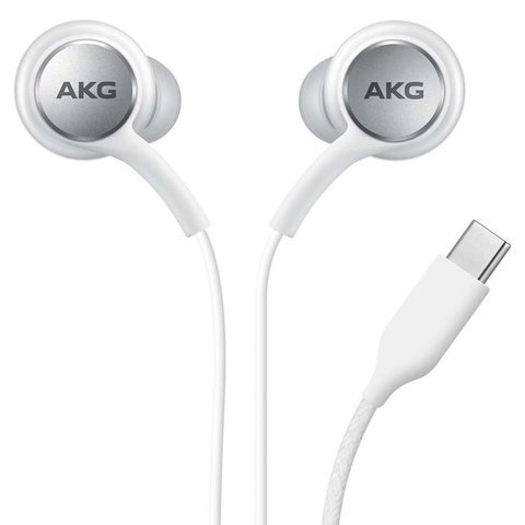 Słuchawki douszne Samsung AKG by harman EO-IC100BWE USB-C Type C Białe